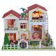 Dollhouse, DIY Lights plush House, Wooden Model, Lafite Luxury villas, Seaview, building