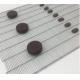 Flat Chain Link Oven Conveyor Belt Iron Mesh For Food Processing Industry