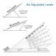 Grey Anodizing Angle Adjustable Notebook Folding Stand For Improved PC Performance