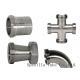 3/4 Clamp Stainless Sanitary Fittings , Elbow Steel Pipe Fittings Welded