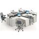 modern office 4 seater partition workstation furniture,4 person office cubicle,#JO-7040