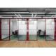 2024 Hot sales glass partition wall profile for commercial spaces customized glass or solid optional