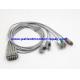 GE Multi - Link ECG Leadwire Medical Equipment Accessories 5 ld grouped Grabber AHA 74cm REF 412681-001