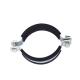 1Inch 304 Stainless Steel Tube Clamp TPE Insulated Strut Pipe Clamps ODM 120*30*50mm