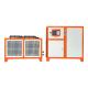 Heating And Cooling Industrial Water Chiller 45KW Air Cooled Chiller Heat Recovery