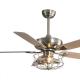 2000 Lumen Crystal Ceiling Light Fan With Remote