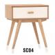 America style solid wood side cabinet furniture