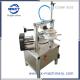 HT900  manual Blue Bubble pleat wrapping machine/blue toilet cleaner block wrapping machine