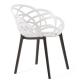 coffee room plastic arm dining chair furniture