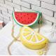 Cute cartoon fruit watermelon fresh lemon package 2016 new chain shoulder bag diagonal female packet