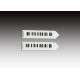 Insert able Anti Theft Security Labels , Metal / ABS Retail Security Labels Barcode