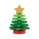 Christmas Silicone Star Stacker BPA Free Eco Friendly For Child Education