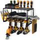 Garage Tool Organizer and Storage Utility Rack for Cordless Drill Hardware Included
