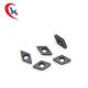 DCMT070204 Processing Steel Parts Tungsten Carbide Inserts Physical Coating