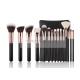 High End Professianal Synthetic Hair Makeup Brushes Black Handle