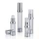 Cosmetic Airless Pump Bottle 10ml 15ml 20ml 30ml Round Shape With Cap