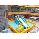 Multifunctional Inflatable Play Park With 20000pcs Ocean Ball Customized Color