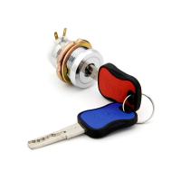 On / Off Safe Cam Lock , Iron Housing Standard Cam Lock Nickle Finish