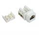 Cat5e RJ45 Keystone Jack UTP Punch Down Toolless Keystone Jack ISO Standards