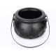 1200ML Black PP Bucket Custom Candy Jars Plastic Containers For Holloween