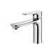 Brass Chrome Faucet Single Handle Hot Cold Water Tap Mixer Modern Washroom Toilet Basin Faucets