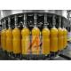 SUS304 90 degree Juice Bottle Packing Machine For Hot Temperature Liquid