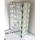 French Style Mirror Chester Drawers Furniture , 6 Drawers Mirrored Console Chest