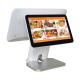 15 Inch Android Pos System Terminal All In One POS Dual Screen Touch Screen