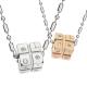 New Fashion Tagor Jewelry 316L Stainless Steel couple Pendant Necklace TYGN307