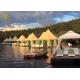 PVDF Membrane Luxury Resort Tents For Water Resort