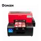 A4 Size Automatic UV Flatbed Printing Machine DOMSEM Easy Operate For DIY Phone Case