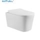 SWJ0825 Sanitwell  Bathroom WC White Toilet Bowl Rimless Flush Wall HUng Toilets