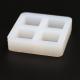 Odorless Silicone Square Ice Cube Tray Block Mold 60x60x15mm Multipurpose