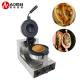 Electric UFO Waffle Maker Stainless Steel and Adjustable Thermostat for Snack Making