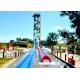 20M Speed Kamikaze Water Slide Swimming Pool Slide Combo For Adults