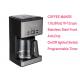 1.8L Stainless Steel Programmable Drip Coffee Maker