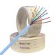 Fiber Optic Cable 2x0.22 2x0.50 Stranded Conductors Shielded Alarm Cable for Italy Market