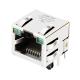 LPJE101A65NL Tab Up Green/Green LED 1X1 Port RJ45 Jack without Integrated Magnetics