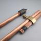 Threaded Copper Clad Earth Rod Solid Copper Ground Rod