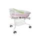 4 Wheels Steel Tilted Manual Hospital Bed For Baby