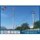 15M - 60M Hot Dip Galvanized Telecommunication Towers For Signal Broadcasting