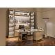 Luxury Marble Top High Gloss Veneer Home Table Modern Office Desk