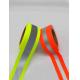 2 1 1/2 Inch Reflective Webbing With 3M Scotchliteh Gray Reflector Tape Hi-Viz