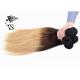8A Silky Straight Long Ombre Human Hair Extensions with Black Brown Blonde 3 Color