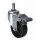 Po Wheel Material 3 70kg Threaded Brake Caster 3643-03 for Heavy Duty Applications