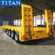 TITAN 4 axles heavy duty mining excavator transport trailer for sale