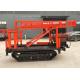 GK 200 Portable Hydraulic Crawler Mounted Drilling Rig With 8 Wheels Folding Tower For Water And Exploration