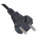 16A 250V AC European Power Cord , CEE 7 / 17 Unearthed 2 Pin Power Plug