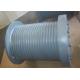 Marine Hydraulic Winch Drum Durable With Rope Groove Rope Inlet