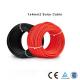 High Electrical Conductivity Single Core Electrical Cable 6.0mm OD 4.0mm2 Black Or Red